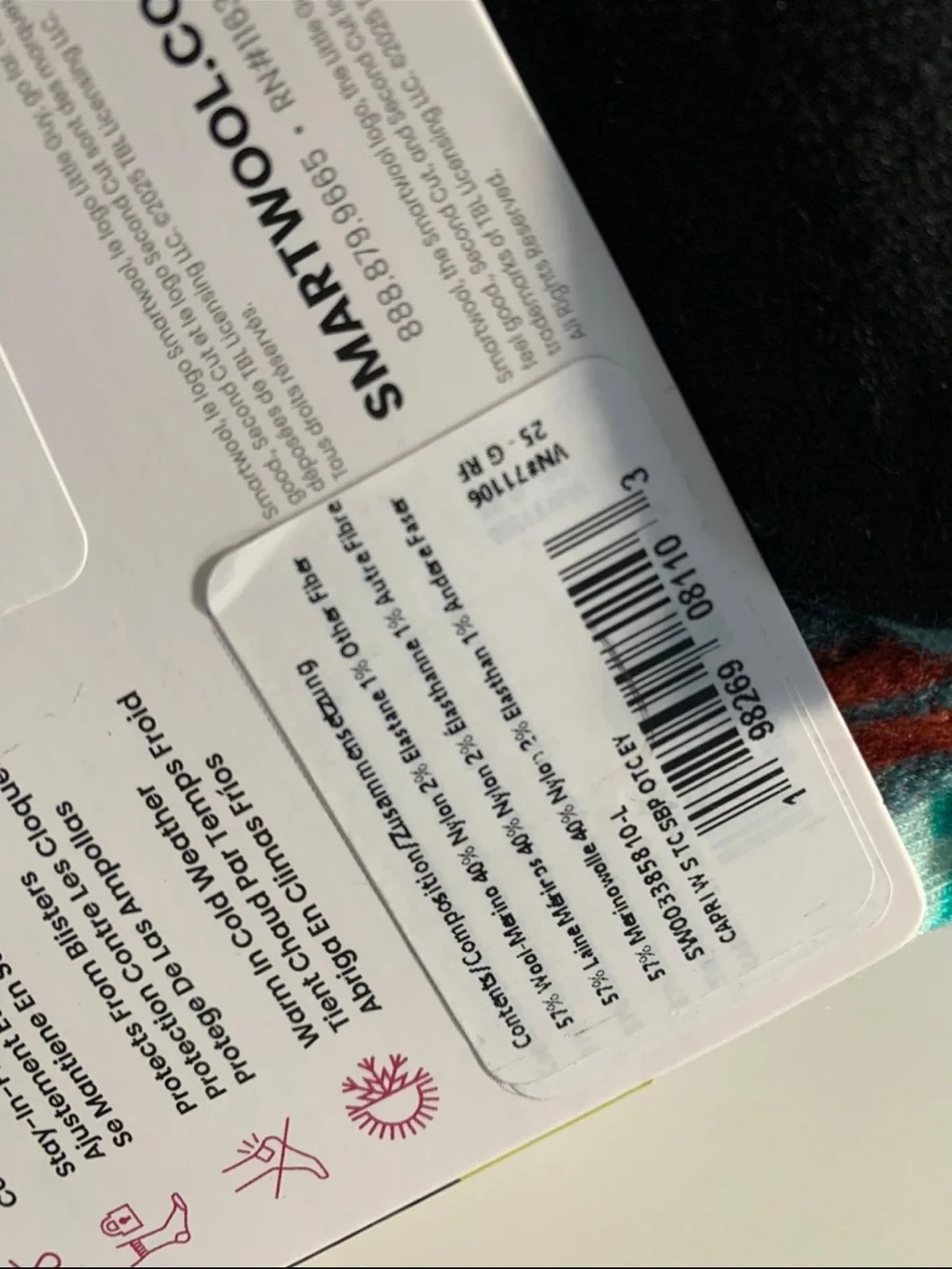 SMARTWOOL Large Women's Ski Snow Bunny Print Targeted Cushion OTC Socks NWT